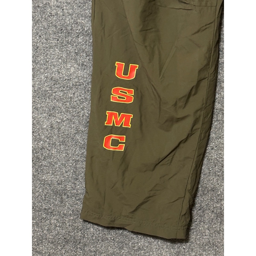 New Balance Mens XL Long Track Running Pants Olive Drab USMC Marine Corps PT - Picture 4 of 8